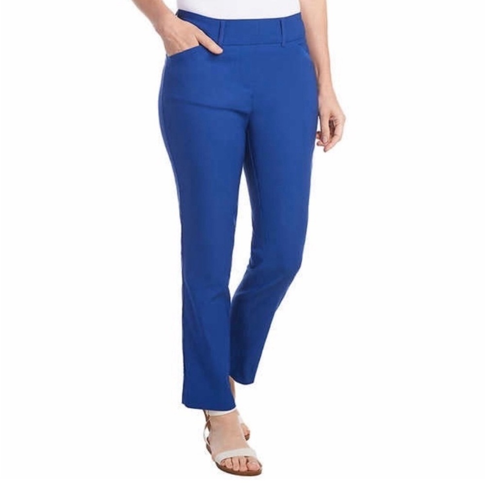 Hilary Radley - Royal Blue Women's Mid-Rise Chinos - NEW WITH TAGS!
